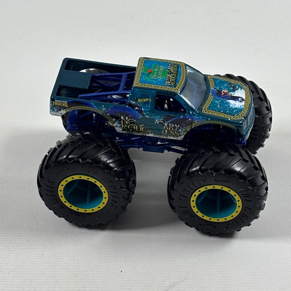 Hot Wheels Monster Jam Nessie-Sary Roughness Blue 1:64 Diecast Truck Mattel